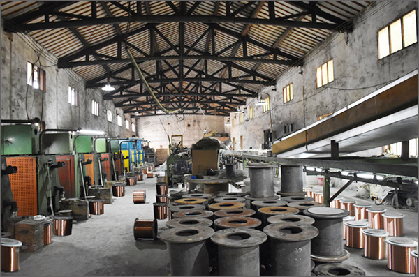 铜包铝镀锡生产车间